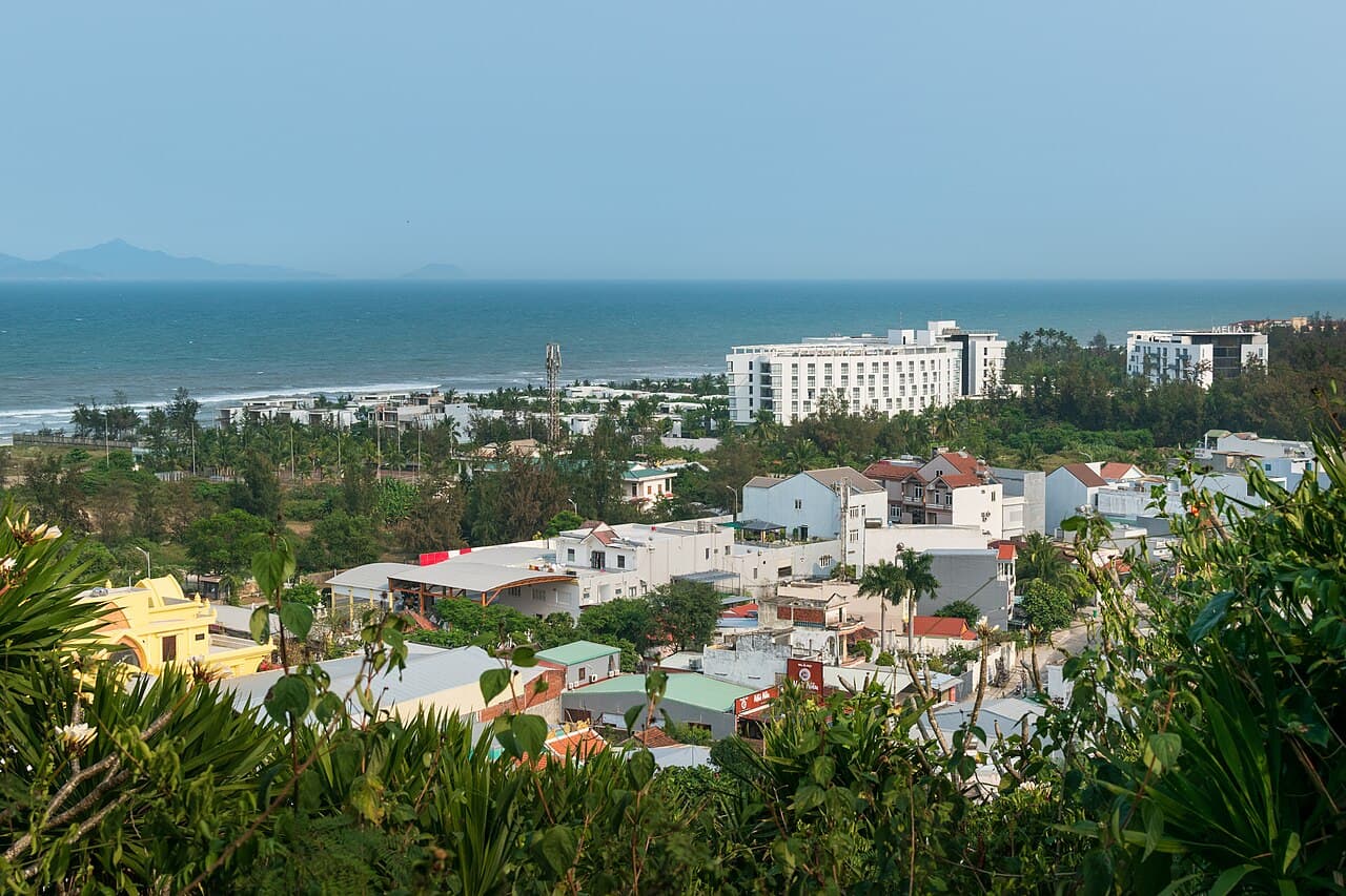Da Nang city coastline